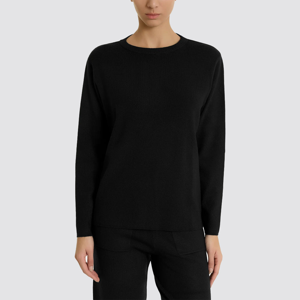 Maglia donna ragno girocollo manica lunga in super soft