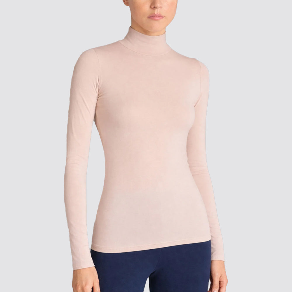 Maglia lupetto donna ragno in viscosa stretch invernale