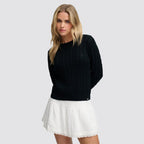 Maglione essentials sd&co superdry donna a trecce