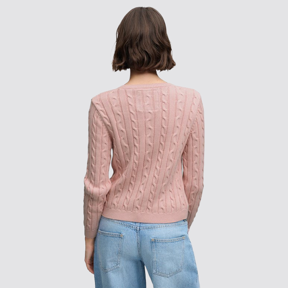 Maglione essentials sd&co superdry donna a trecce