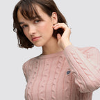 Maglione essentials sd&co superdry donna a trecce