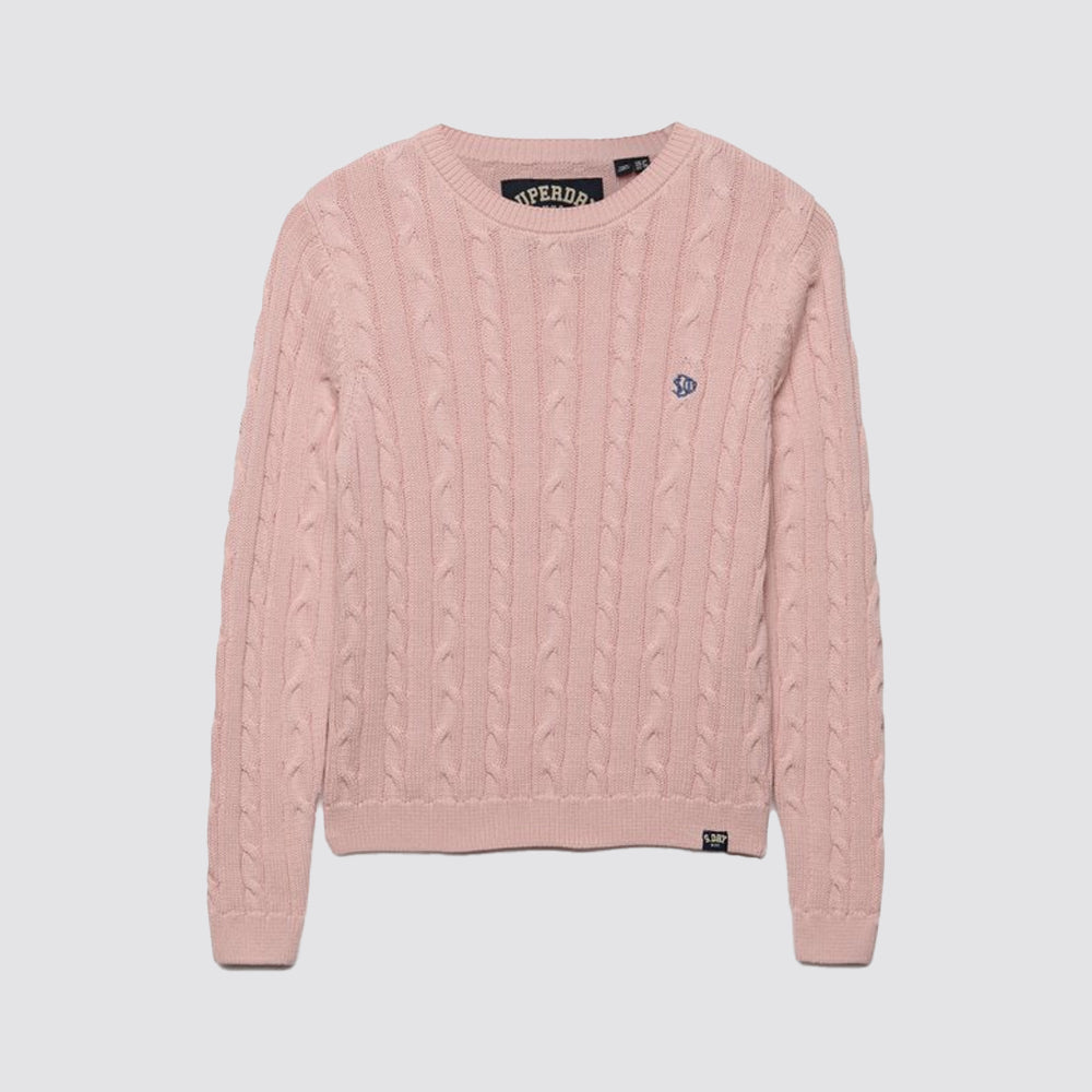 Maglione essentials sd&co superdry donna a trecce
