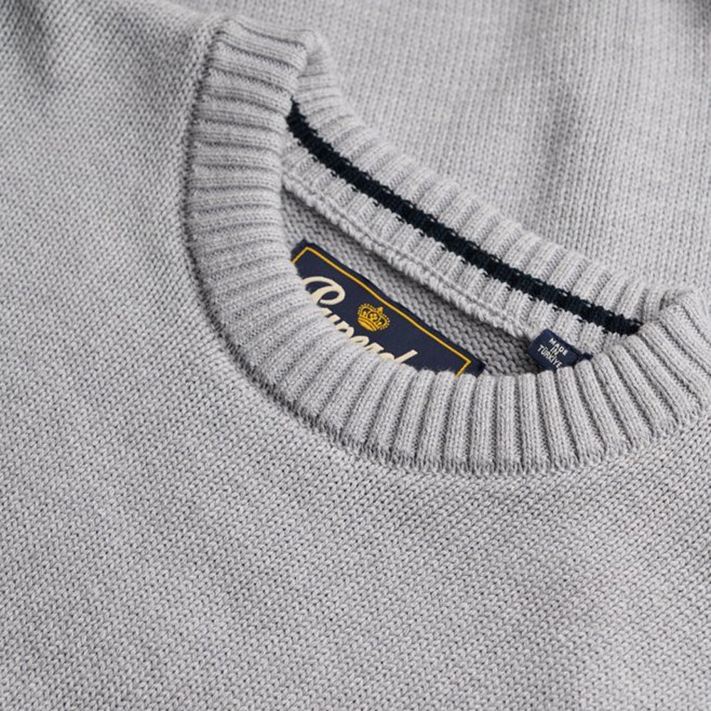 Maglione girocollo preppy superdry uomo in cotone