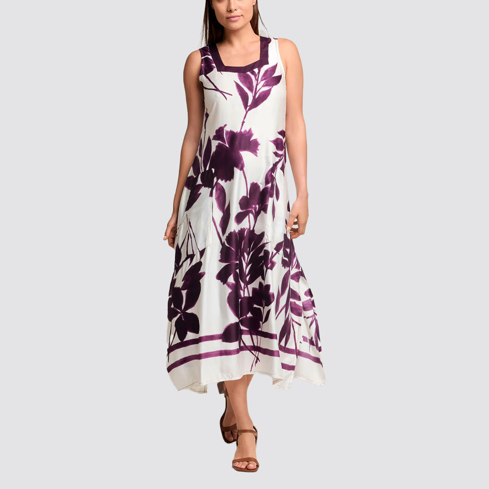 Maxi abito mare donna david elsie multicolor