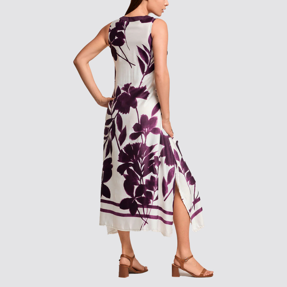 Maxi abito mare donna david elsie multicolor