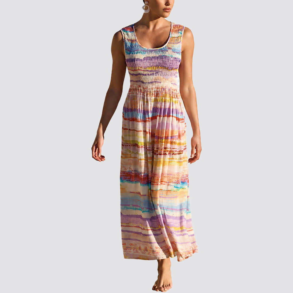 Maxi abito smanicato kate