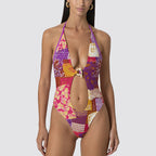 Monokini donna f**k fantasia imbottito