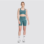 Optime essentials 3-stripes short leggings donna