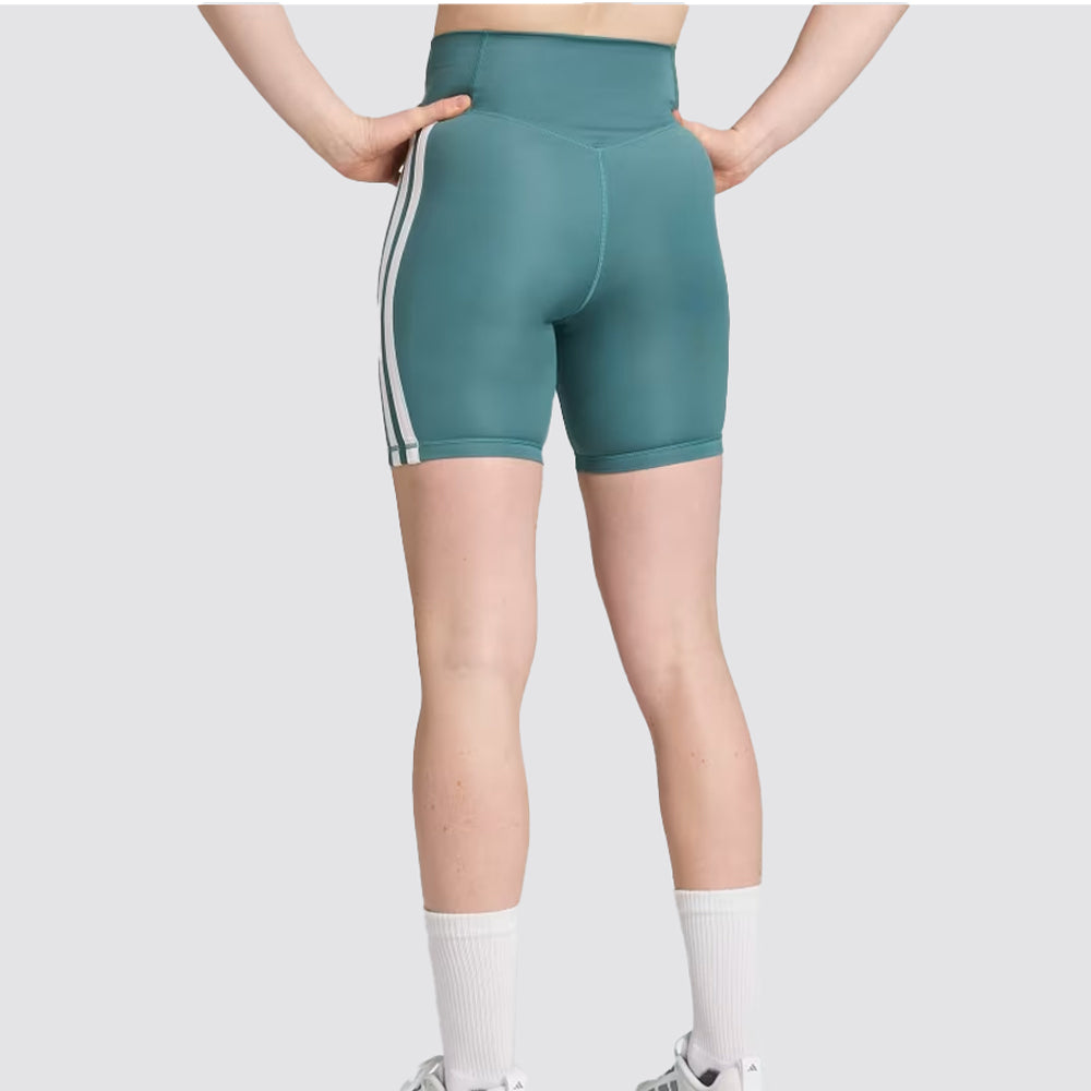 Optime essentials 3-stripes short leggings donna