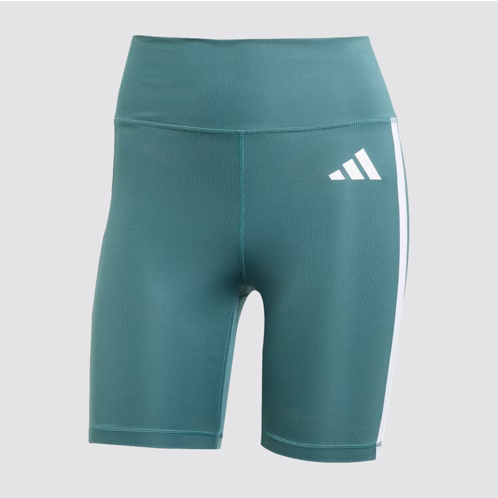Optime essentials 3-stripes short leggings donna