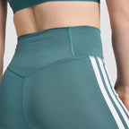 Optime essentials 3-stripes short leggings donna