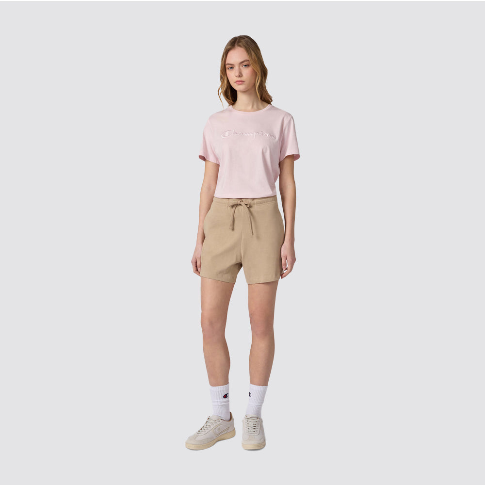 Pantaloncini donna coulisse e tasche laterali slim fit