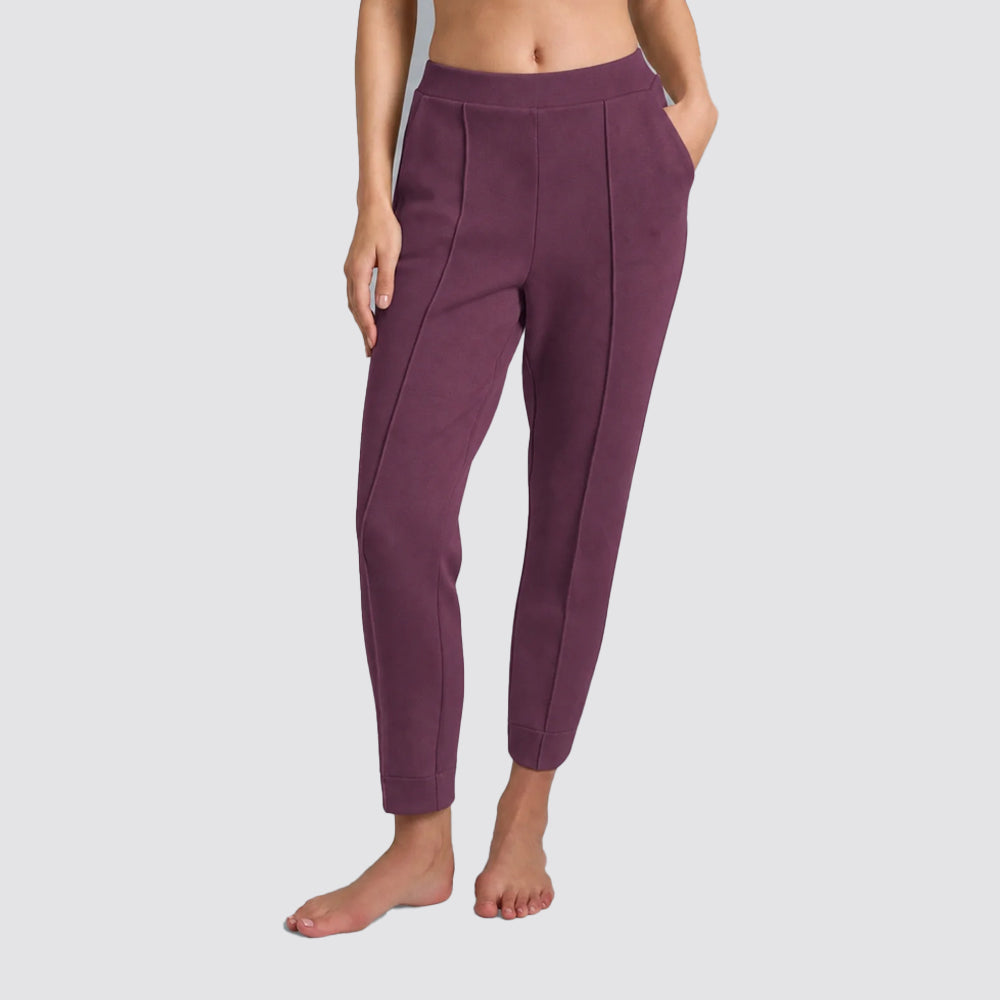 Pantalone donna ragno a sigaretta con tasche in scuba