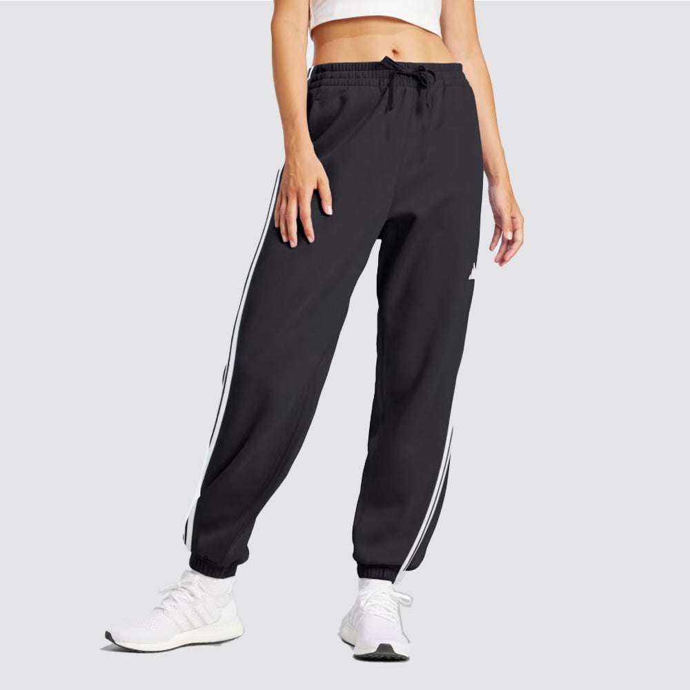 Pantaloni donna essentials french terry 3 stripes