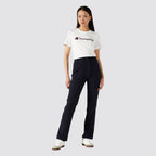 Pantaloni donna gamba dritta straight hem