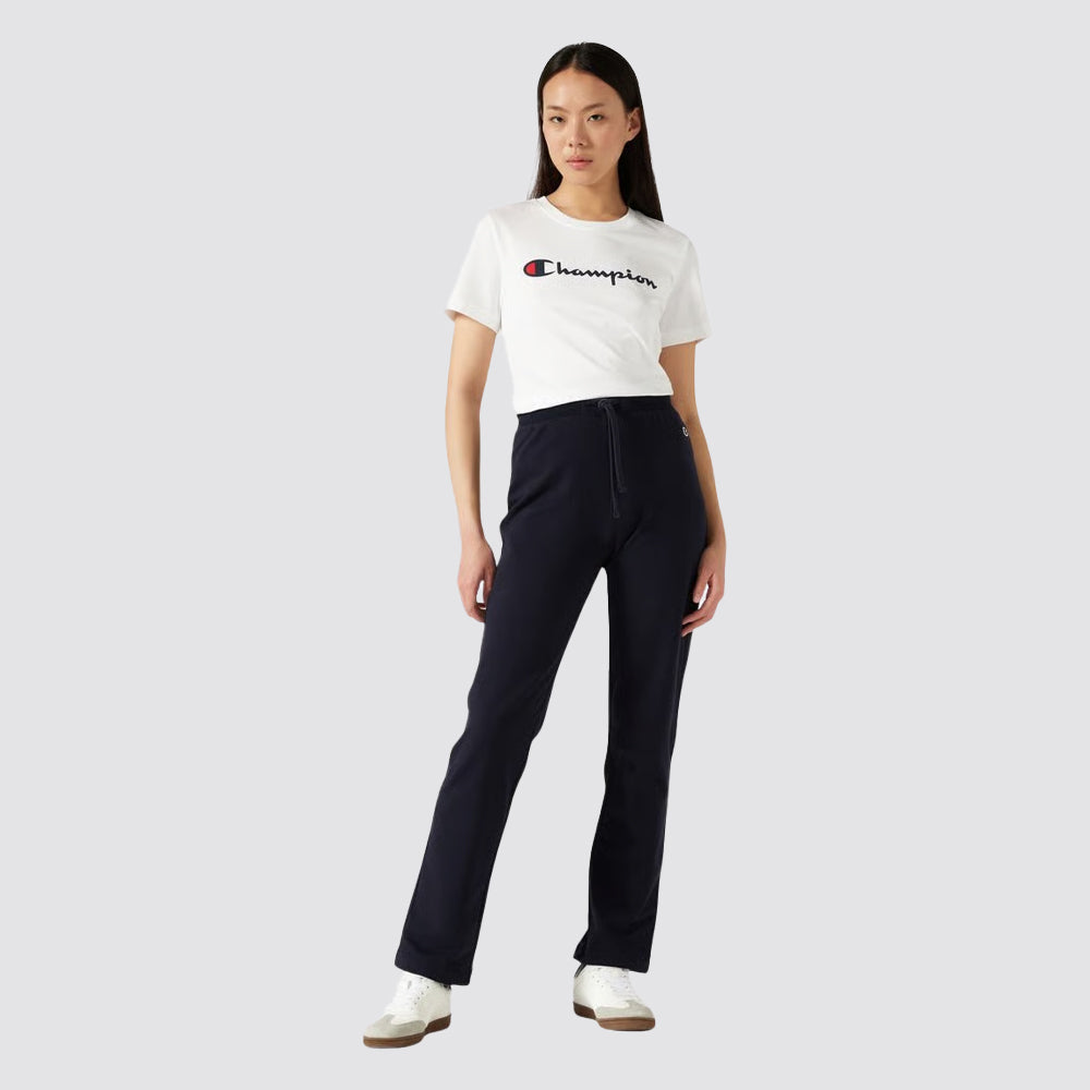 Pantaloni donna gamba dritta straight hem
