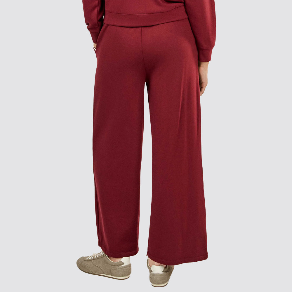 Pantaloni donna gisela dritti in felpa elasticizzata