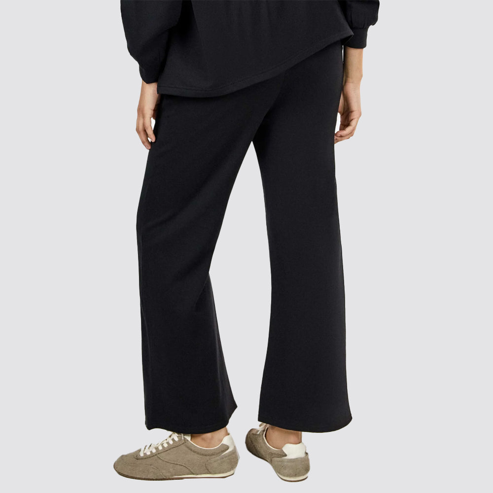 Pantaloni donna gisela dritti in felpa elasticizzata