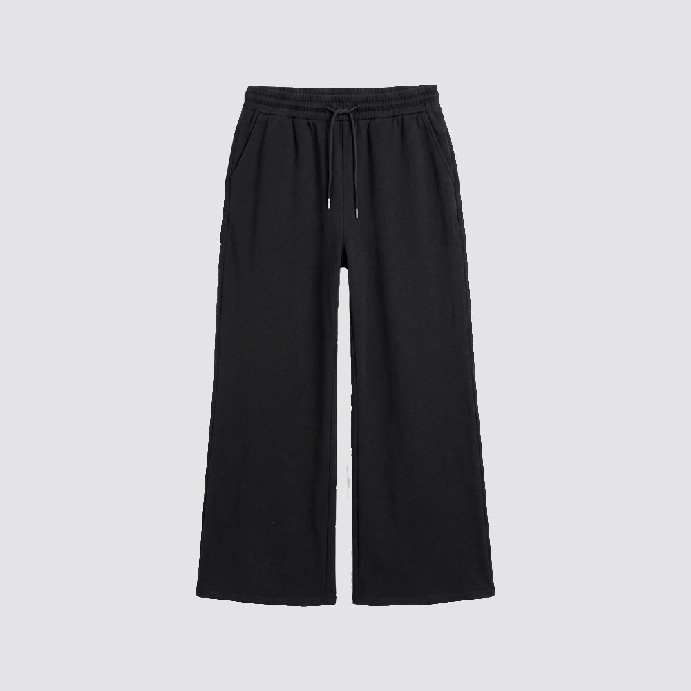 Pantaloni donna gisela dritti in felpa elasticizzata