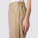 Pantaloni donna in tessuto fondo dritto