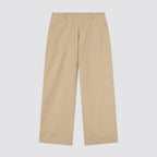 Pantaloni donna in tessuto fondo dritto