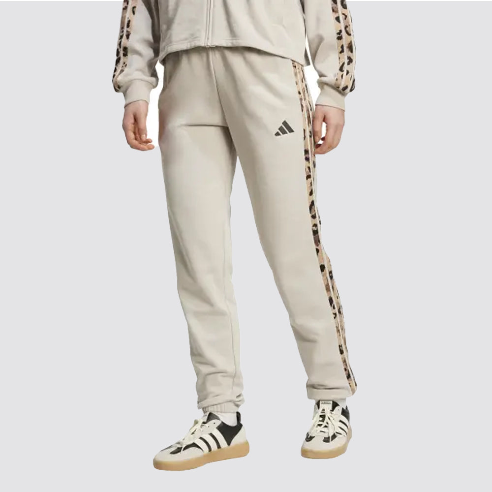 Pantaloni donna jogger essentials animal print