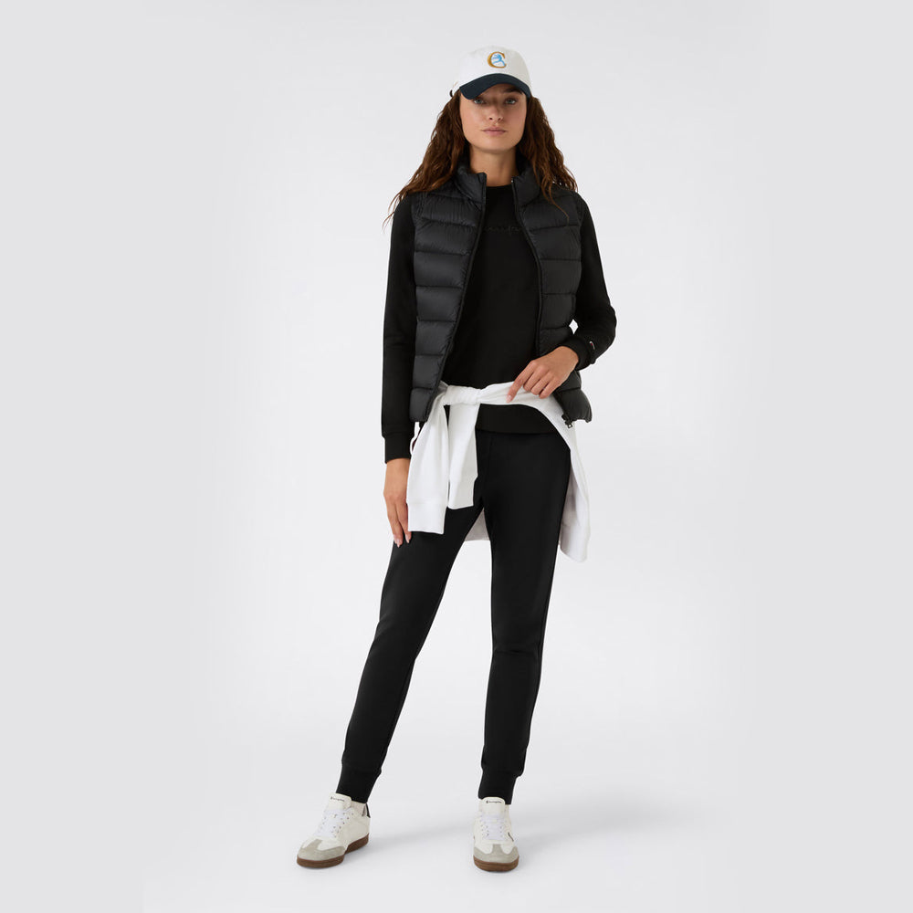 Joggers donna elasticizzati con polsino icons felpa