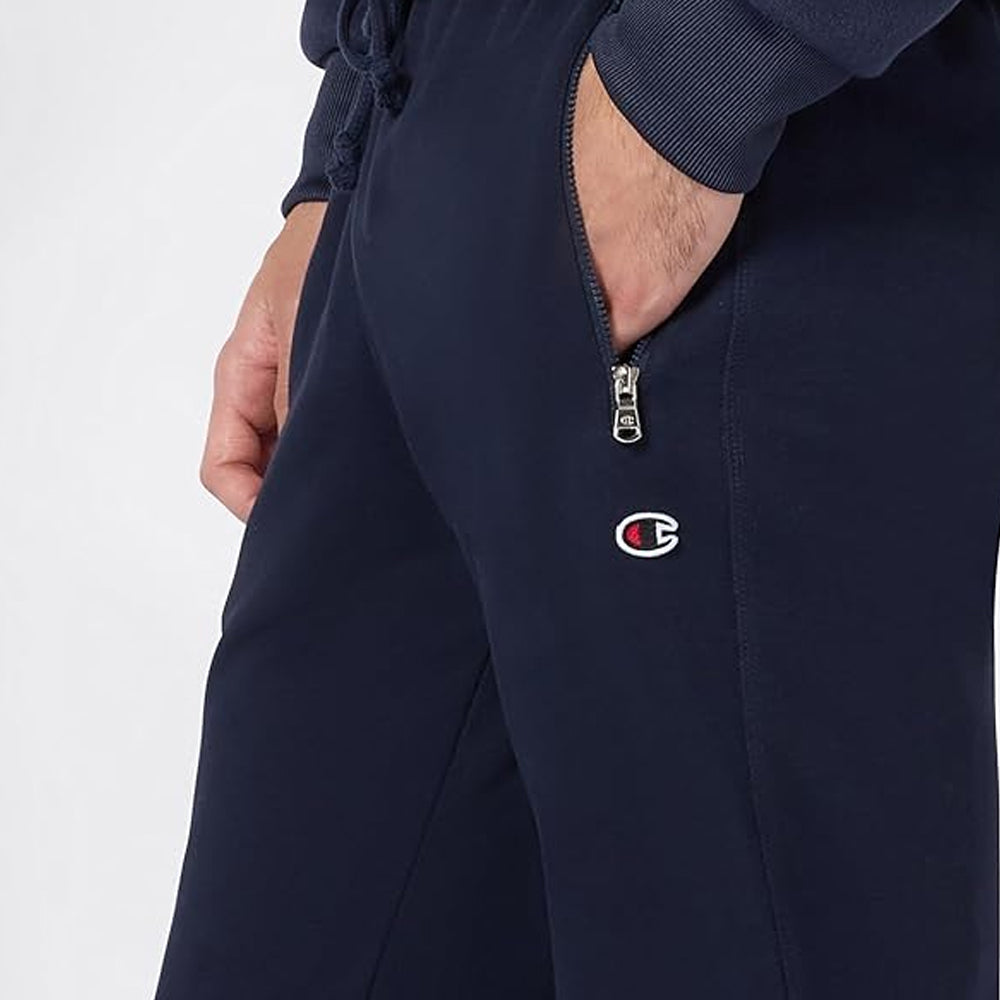 Pantafelpa uomo tasche con zip e polsino caviglia