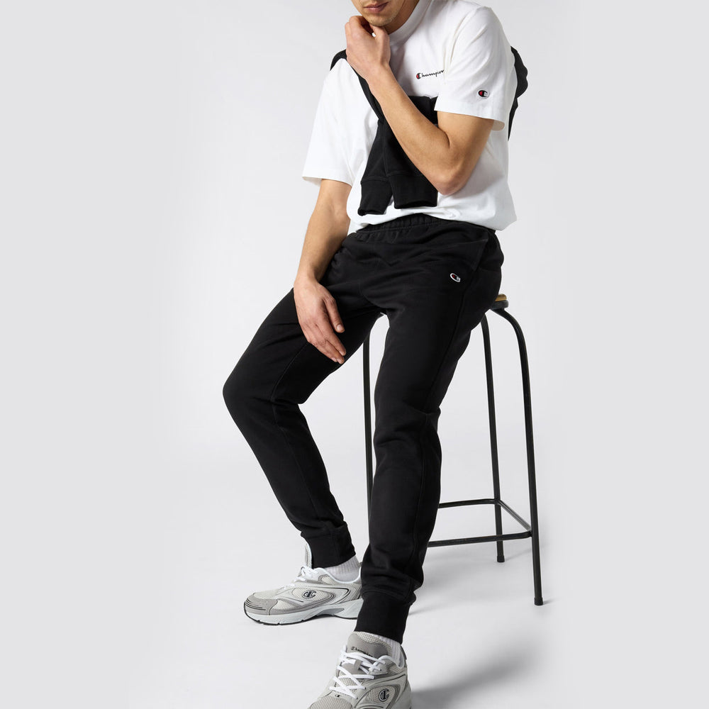 Rib cuff pants man - pantafelpa garzato uomo