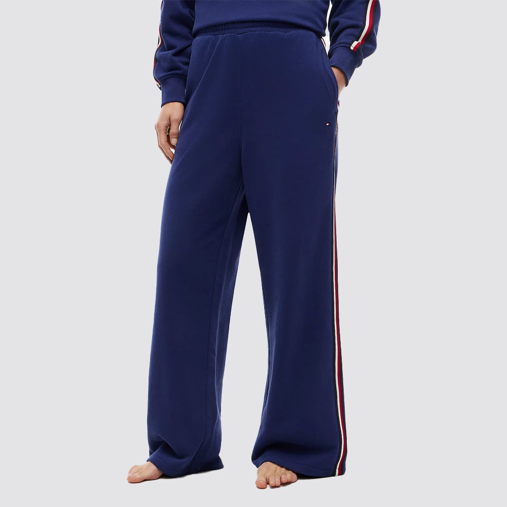 Pantaloni tuta donna tommy hilfiger wide leg