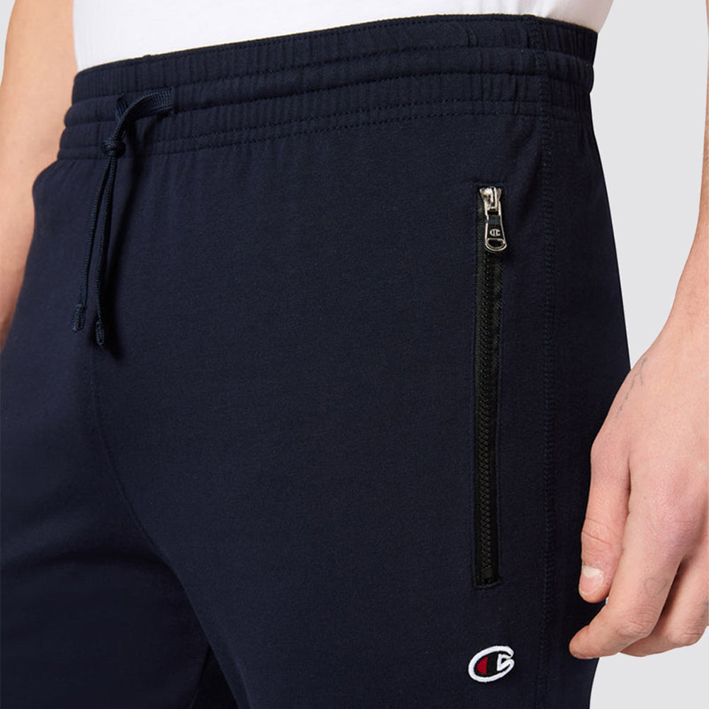 Pantaloni uomo slim fit polsini e tasche con zip icons