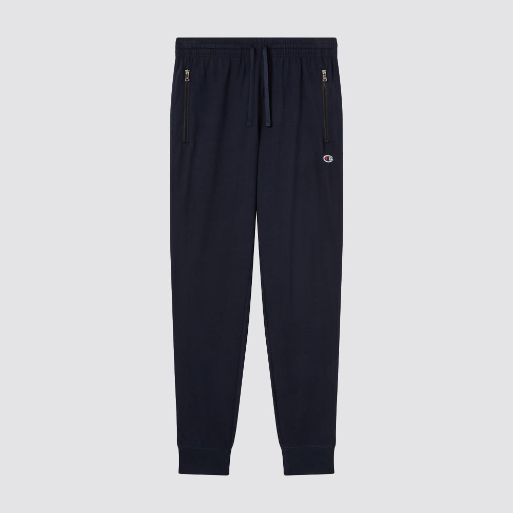 Pantaloni uomo slim fit polsini e tasche con zip icons