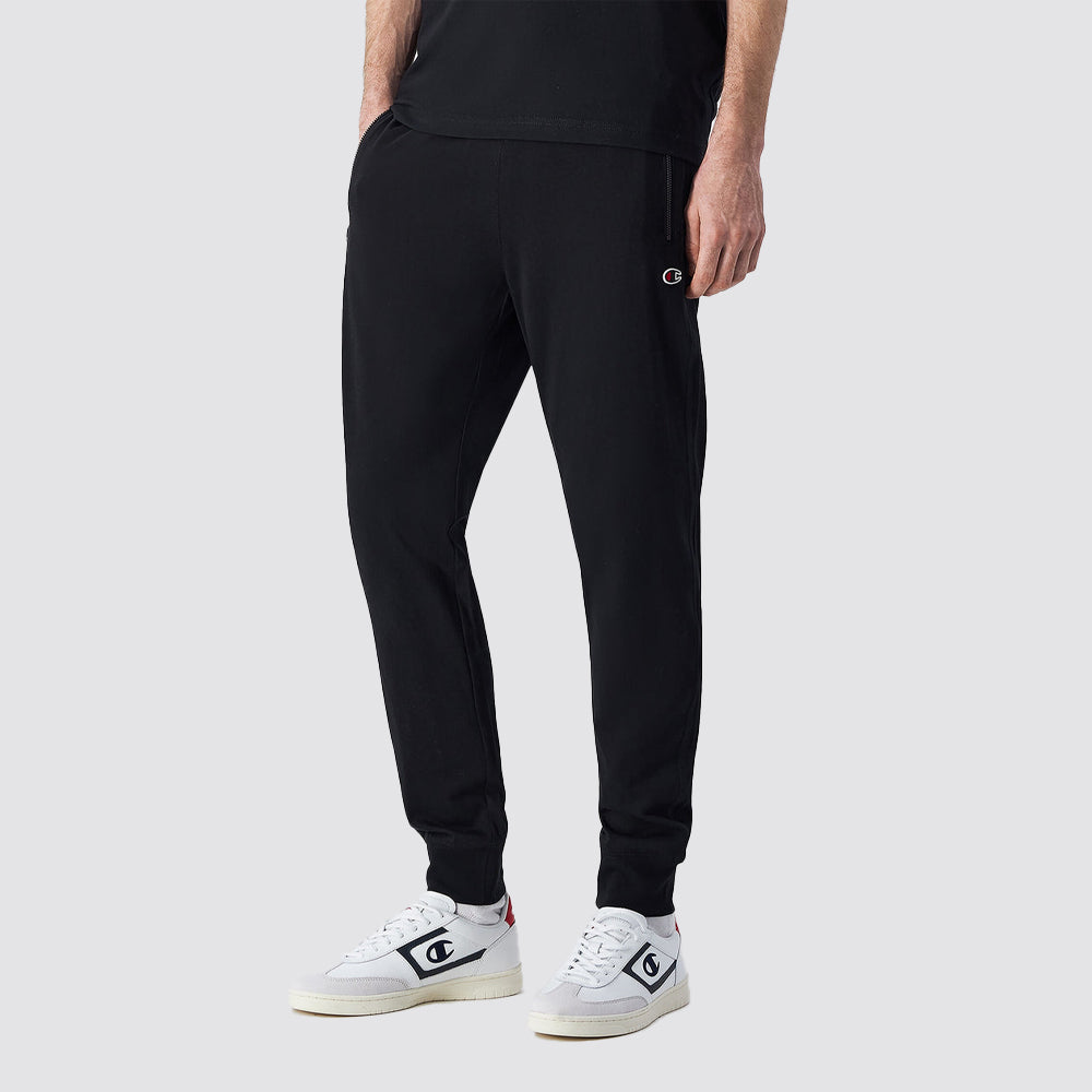 Pantaloni uomo slim fit polsini e tasche con zip icons