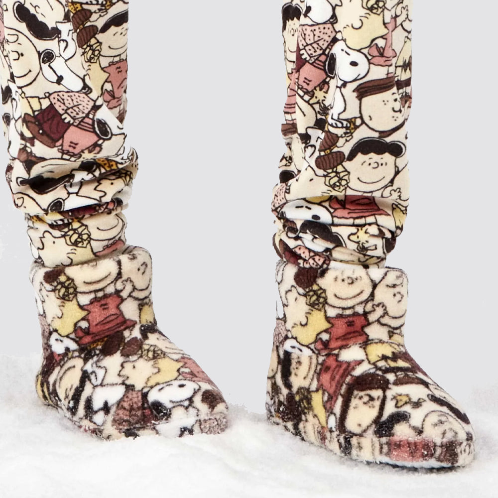 Pantofole donna gisela snoopy a stivaletto