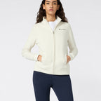 Tuta full zip con interno felpato da donna