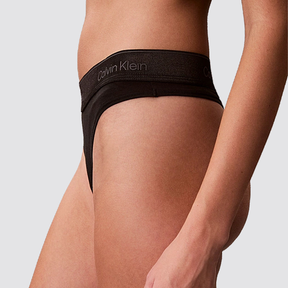 Perizoma donna calvin klein icon cotton modal metallic