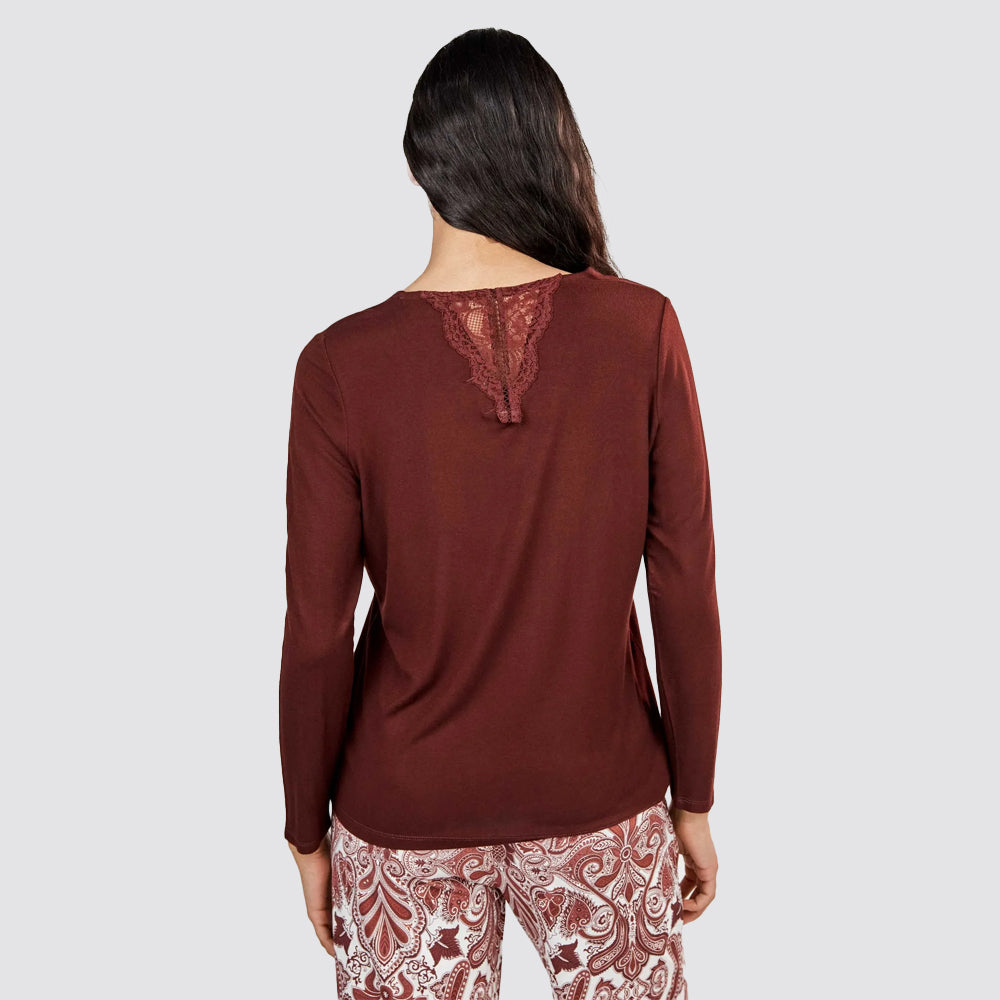 Pigiama donna gisela in viscosa fantasia paisley
