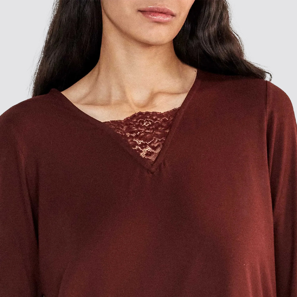 Pigiama donna gisela in viscosa fantasia paisley