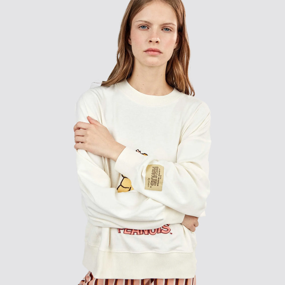 Pigiama donna gisela snoopy con pantaloni a righe