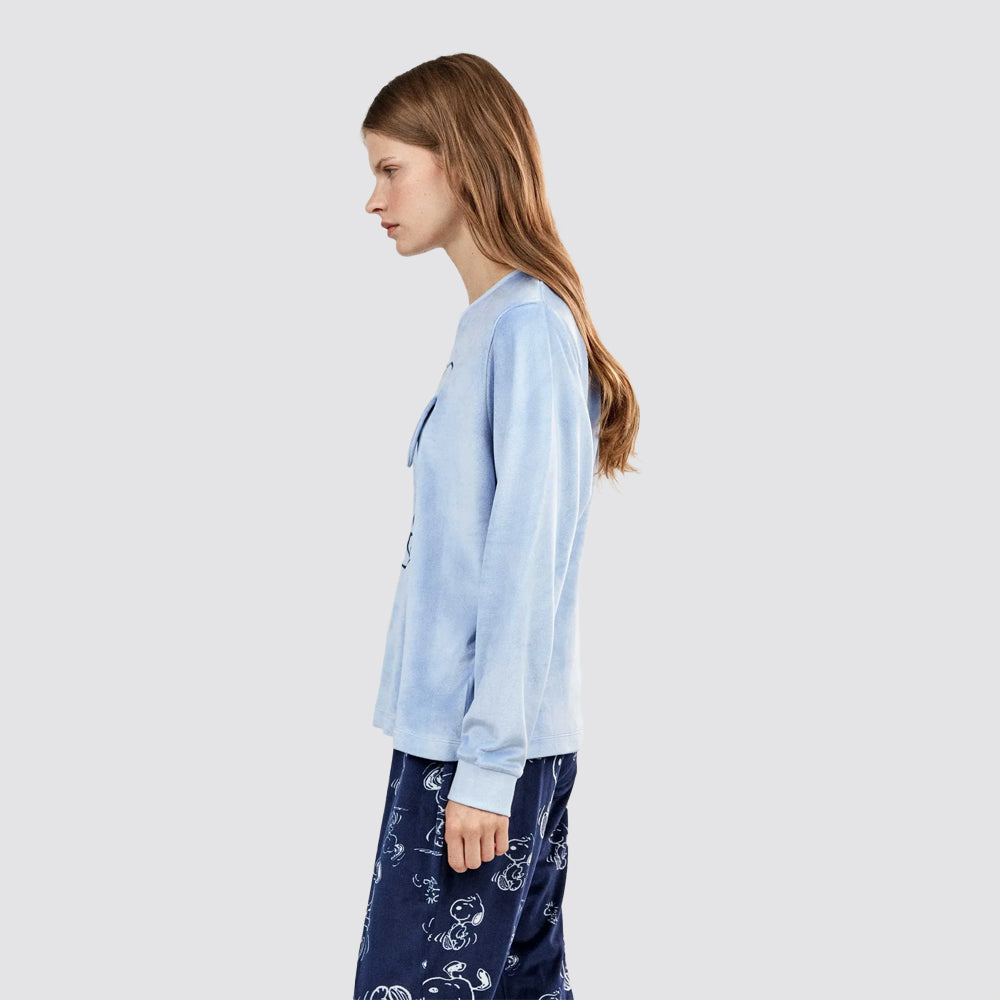 Pigiama donna gisela snoopy con pantaloni stampati