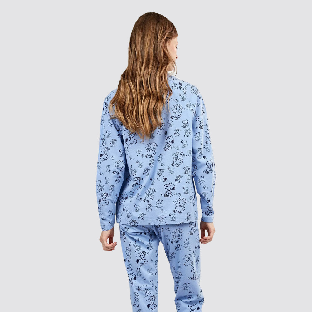 Pigiama donna gisela snoopy in cotone