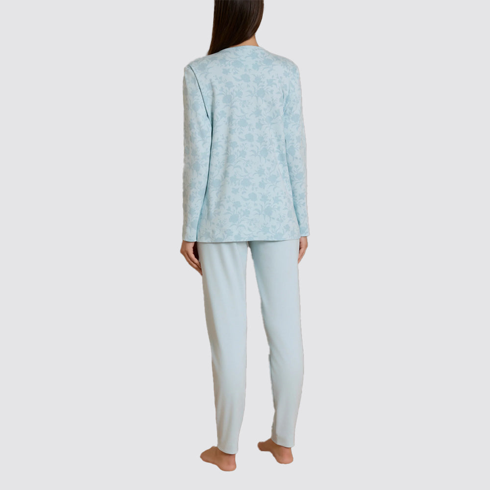 Pigiama donna ragno serafino in caldo cotone interlock