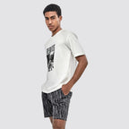Pigiama uomo cotone t-shirt e shorts