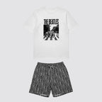 Pigiama uomo cotone t-shirt e shorts