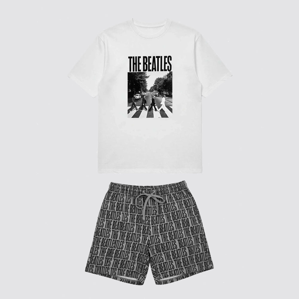 Pigiama uomo cotone t-shirt e shorts