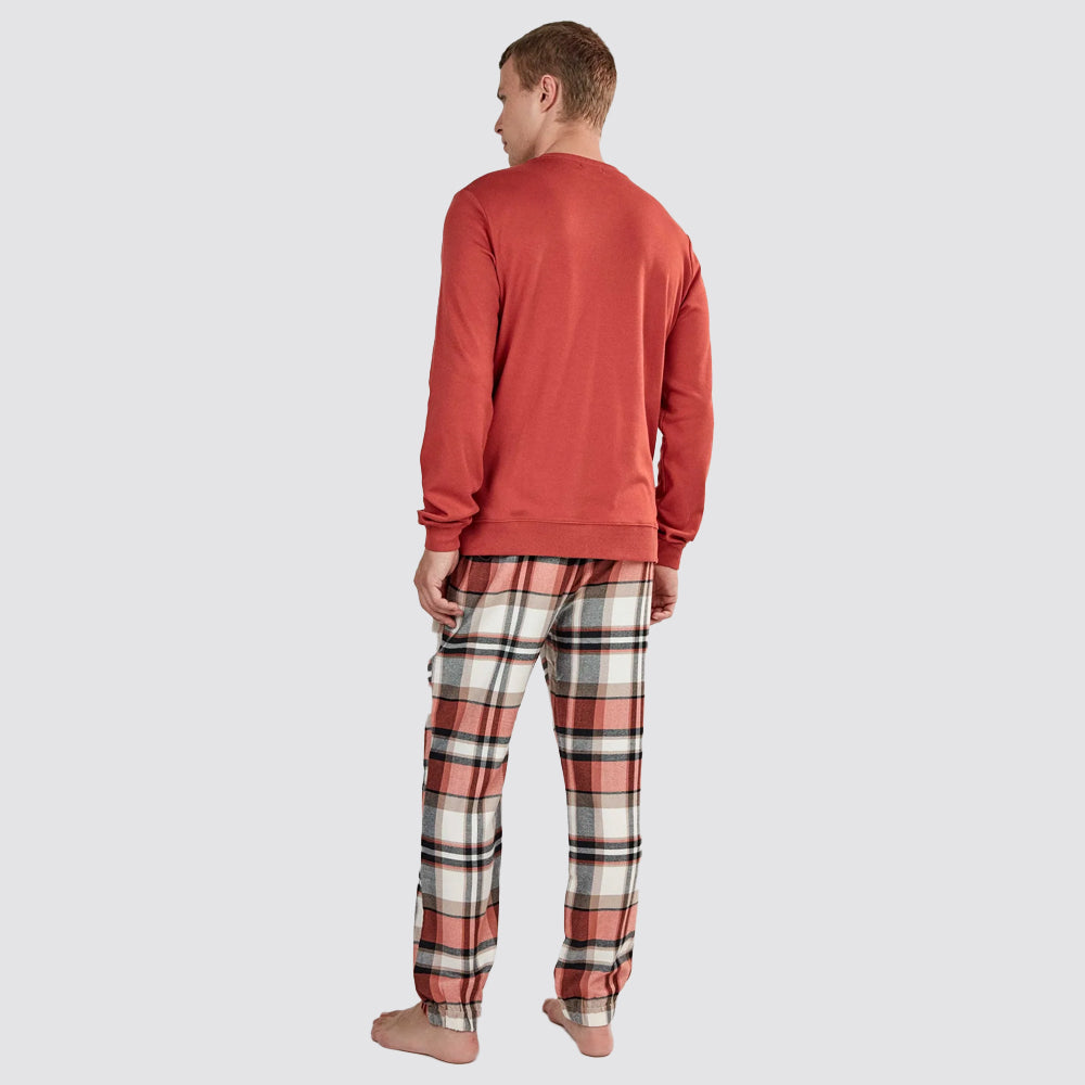 Pigiama uomo gisela harry potter con pantaloni tartan