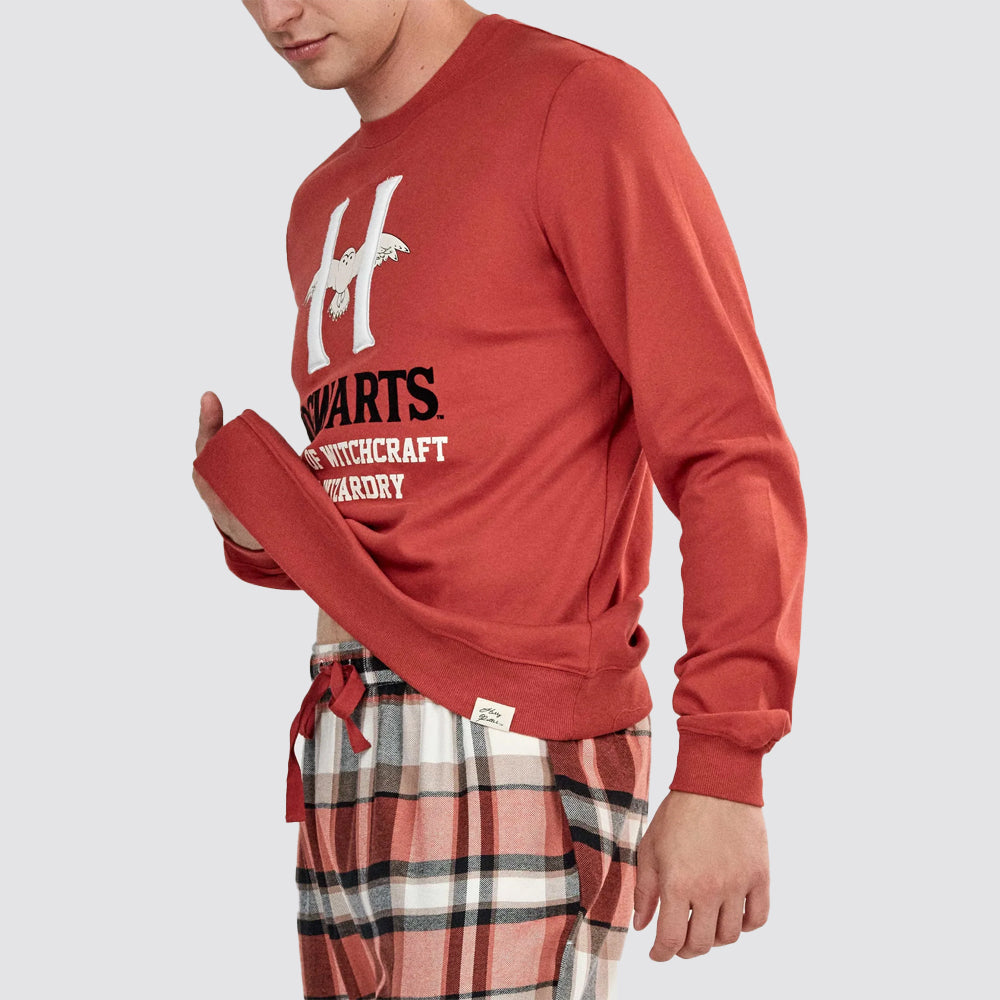 Pigiama uomo gisela harry potter con pantaloni tartan