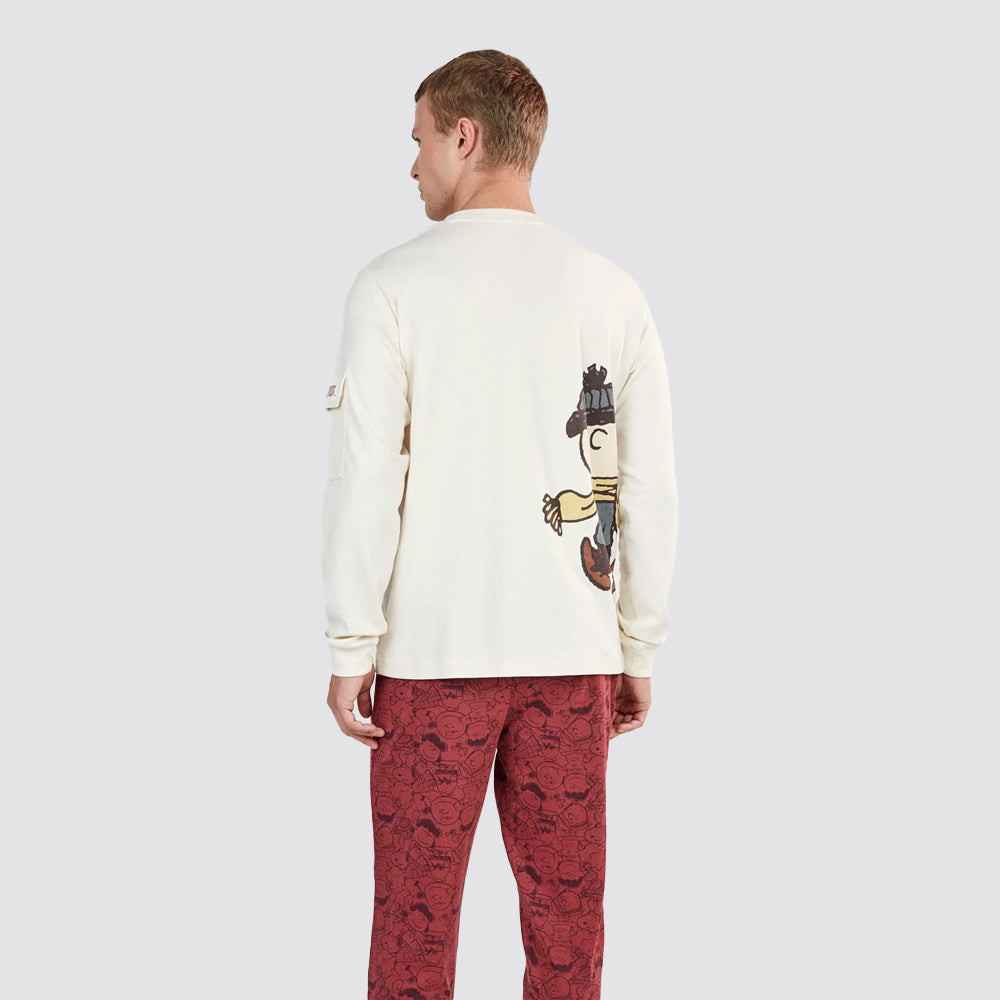 Pigiama uomo gisela snoopy in cotone interlock