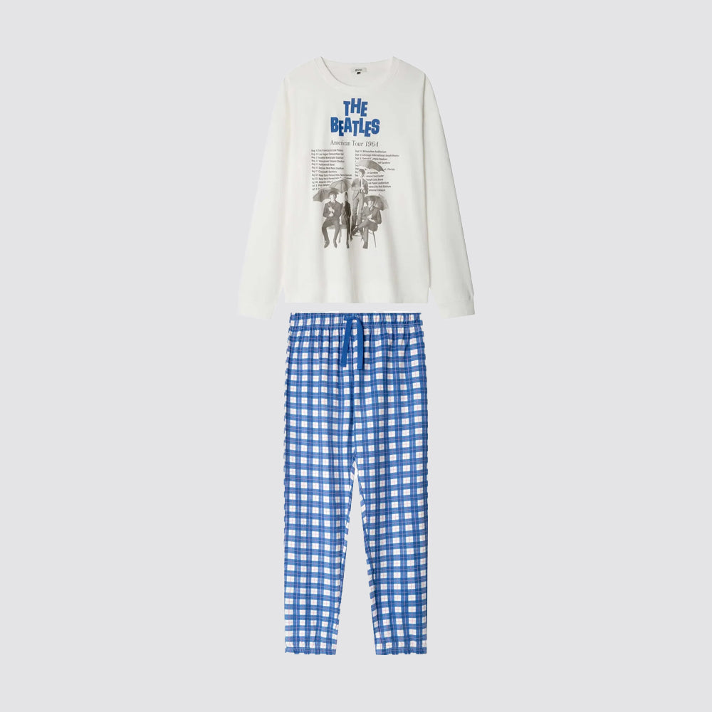 Pigiama uomo gisela the beatles con righe
