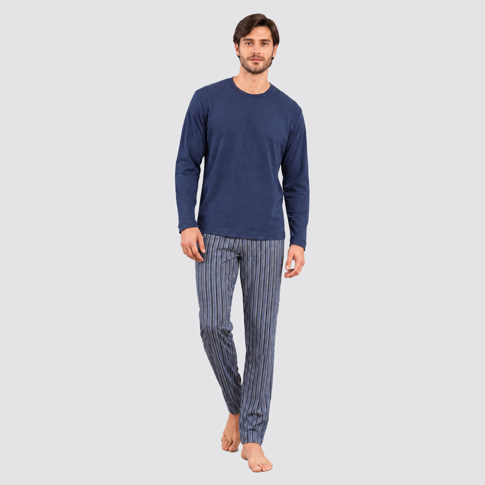 Pigiama uomo ragno girocollo in caldo cotone interlock